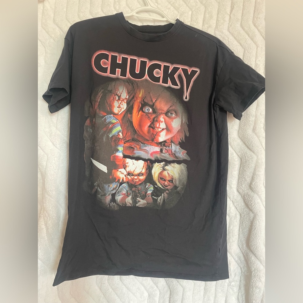 Chucky Graphic Black T-Shirt